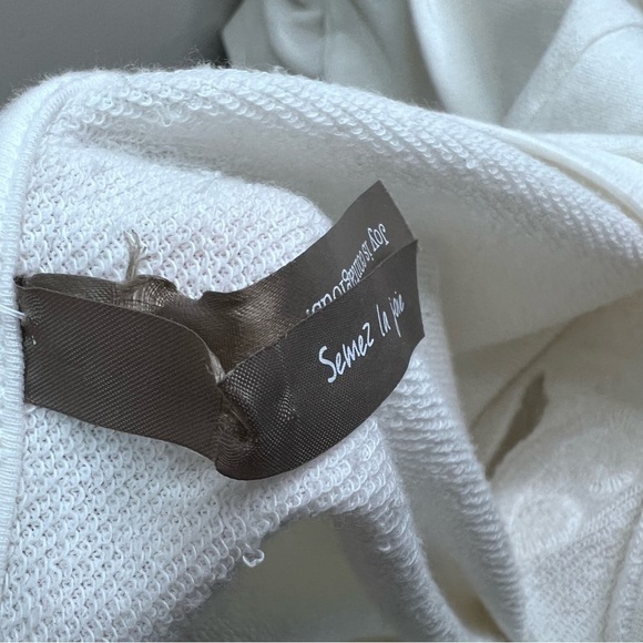 Pennington’s White Lightweight Embroidered Crewneck Sweater Size 3x - Picture 6 of 7